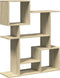 vidaXL - Kamerscherm - / - boekenkast - 92x29x112 - cm - hout - sonoma - eikenkleur