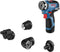 Bosch GSR 12V-35 FC Professional - Accuschroefboormachine - 2 x 3,0 Ah accu's - FlexiClick System (met 4 hulpstukken)
