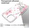 imoshion Hoesje Geschikt voor iPhone 14 Hoesje Siliconen - imoshion Design hoesje - Roze / Blossom Watercolor