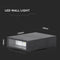 V-TAC VT-844-B-N - LED Wandlamp - CREE - IP65 Waterdicht - 4W - 400 lumen - 6400K - Zwart