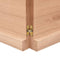 vidaXL - Wastafelblad - 200x30x(2-4) - cm - behandeld - massief - hout - lichtbruin