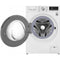 LG F4WV708S0E - Wasmachine - 8 kg - TurboWash™ 39 - AI DD™ - Stoom - Wit