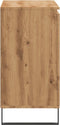 vidaXL - Dressoir - 104x35x70 - cm - bewerkt - hout - artisanaal - eikenkleurig