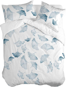 Dekbedovertrek Ginkgo | Blanc