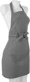 Schort met Buidelzak Atmosphera Katoen Lichtgrijs 60 x 80 cm