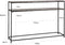 Richmond Interiors Wandtafel Chandon met plank (Champagne gold)