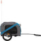 vidaXL - Hondenfietstrailer - oxford - stof - en - ijzer - blauw - en - grijs