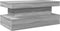 vidaXL - Salontafel - met - LED-verlichting - 90x50x40 - cm - grijs - sonoma - eiken