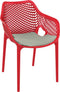 Tuinstoel - Air XL - Rood - Siesta