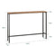 SoBuy FSB19-XL-N - Consoletafel - Smal Design Ruimtebesparend Hout/Metaal - Natuur/Zwart 120x20x80cm