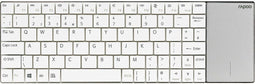 Rapoo E2710 - Draadloos Toetsenbord met Touchpad - 6 maanden batterijlevensduur - Wit