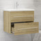 vidaXL - Wastafelkast - 60x38,5x48 - cm - bewerkt - hout - sonoma - eikenkleurig