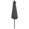vidaXL - Parasol - met - metalen - paal - 300 - cm - antraciet