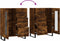 vidaXL - Dressoir - 69,5x34x90 - cm - bewerkt - hout - gerookt - eikenkleurig
