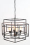 Light & Living Hanglamp 4L 69x64x56 cm DALISIA mat zwart