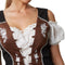 Dressforfun Kostuumblouse Sissi - Dirndl Blouse - Carmenhals Veter Kanten Details - 100% Katoen