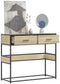 vidaXL - Wandtafel - 90x35x80 - cm - bewerkt - hout - sonoma - eikenkleurig