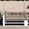 vidaXL - Palletkussens - 3 - st - stof - taupe