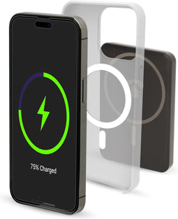 Nedis UPBKW15W5000BK - Powerbank - 2-in-1 met MagSafe en 20W USB-C - Zwart