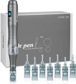 Dr.pen M8 Ultima - Microneedling Dermapen - 6 cartridges - Draadloos