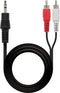 Audio Jack to RCA Cable NANOCABLE 10.24.0303 3 M Black
