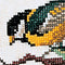 Thea Gouverneur - Borduurpakket met telpatroon - 913A - Voorgesorteerde DMC Garens - Koolmees - Aida - 25 cm x 30 cm - DIY Kit