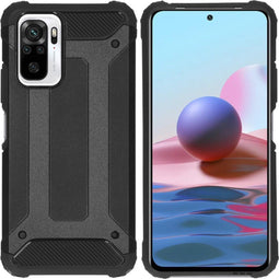 iMoshion Hoesje Geschikt voor Xiaomi Redmi Note 10 Pro Hoesje - iMoshion Rugged Xtreme Backcover - Zwart