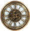 Industriële wandklok Moud XL - Klok goud - Wandklok groot 80 cm