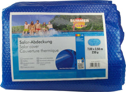 Summer Fun - Zomerzwembadhoes - solar - noppenfolie - blauw - 700x350 cm