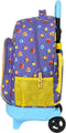 Schoolrugzak met Wielen SuperThings Guardians of Kazoom Paars Geel (33 x 45 x 22 cm)