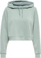 Only Play Dess Cropped - Sporttrui - Loose fit met capuchon - Mint groen - Maat L