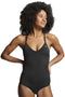 PUMA Swim Woman - V-neck Crossback Badpak - Comfort en bewegingsvrijheid - Zwart