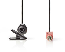 Nedis MICCJ100BK - Bedrade microfoon - Hoge gevoeligheid en geluidskwaliteit - Zwart