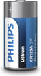 Philips CR123A/97 - Lithium batterij 3 Volt - Geschikt voor fotografie en alarmsystemen