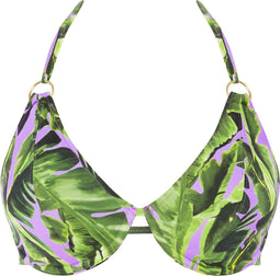 Freya Jungle Oasis - Halter Bikini Top - Cup met beugel - Cassis