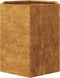 vidaXL - Plantenbak - zeshoek - 46x40x45 - cm - weervast - staal