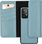 Selencia Hoesje Geschikt voor Samsung Galaxy A52 (4G) / A52s / A52 (5G) Hoesje Met Pasjeshouder - Selencia Eny Uitneembare Vegan Lederen Clutch - blauw