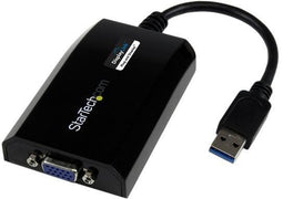 Startech.com USB 3.0 - VGA Adapter - USB 3.2 type-A naar VGA D-Sub - Zwart