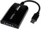 Startech.com USB 3.0 - VGA Adapter - USB 3.2 type-A naar VGA D-Sub - Zwart