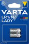 Varta 1x N - Batterijen LR1 Alkaline 880mAh - Zilver (2 stuks)