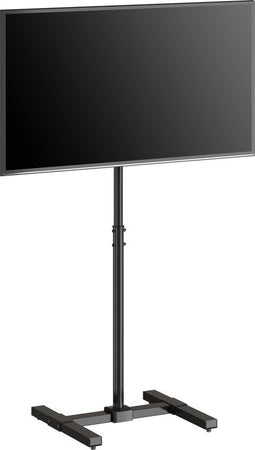 Tv standaard - hoogte instelbaar - tot 42 inch - zwart