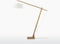 GOOD&MOJO Vloerlamp Montblanc - Bamboe/Wit - 175x47x207cm - Scandinavisch,Bohemian - Staande lampen voor Woonkamer - Slaapkamer
