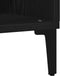 vidaXL - Dressoir - Zwart - Eiken - 103,5x35x70 - cm - Gelaagd - Hout