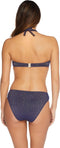 Sapph Roza Grazia - Bandeau Padded Wir Dames Bikinitopje - Marine Blauw - Maat 90B