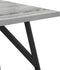 vidaXL - Set - van - 2 - Bijzettafels - in - Grijs - Sonoma - van - Geengineerd - Hout - en - Metaal