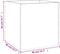 vidaXL-Plantenbak-40x40x40-cm-bewerkt-hout-zwart