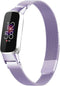 iMoshion Bandje Geschikt voor Fitbit Luxe Maat M - iMoshion Milanees magnetische band - Paars