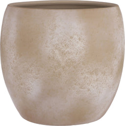 Mica Decorations Lester Bloempot - H35 x Ø38 cm - Terracotta - Crème