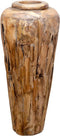 vidaXL - Decoratievaas - 40x100 - cm - massief - teakhout