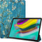 iMoshion Tablet Hoes Geschikt voor Samsung Galaxy Tab S5e - iMoshion Design Trifold Bookcase - Groen / Meerkleurig /Green Plant